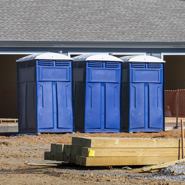 are there any restrictions on what items can be disposed of in the portable toilets in Ocate